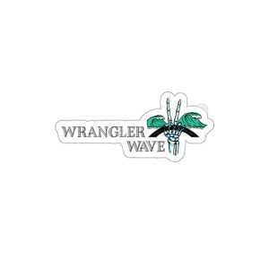 Wrangler Wave - "Back to the Boneyard, Bra" - Sticker